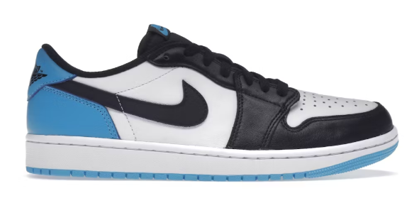 Jordan 1 Retro Low OG Black Dark Powder Blue