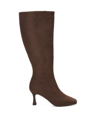CORBIN EXTENDED CURVE - DARK CACAO SUEDE