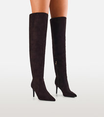 DAYSHA - DARK CHOCOLATE SUEDE