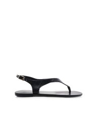 HILLA - MATTE BLACK CROC