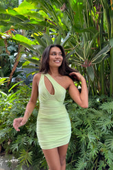 Chia Mini Dress - Lime