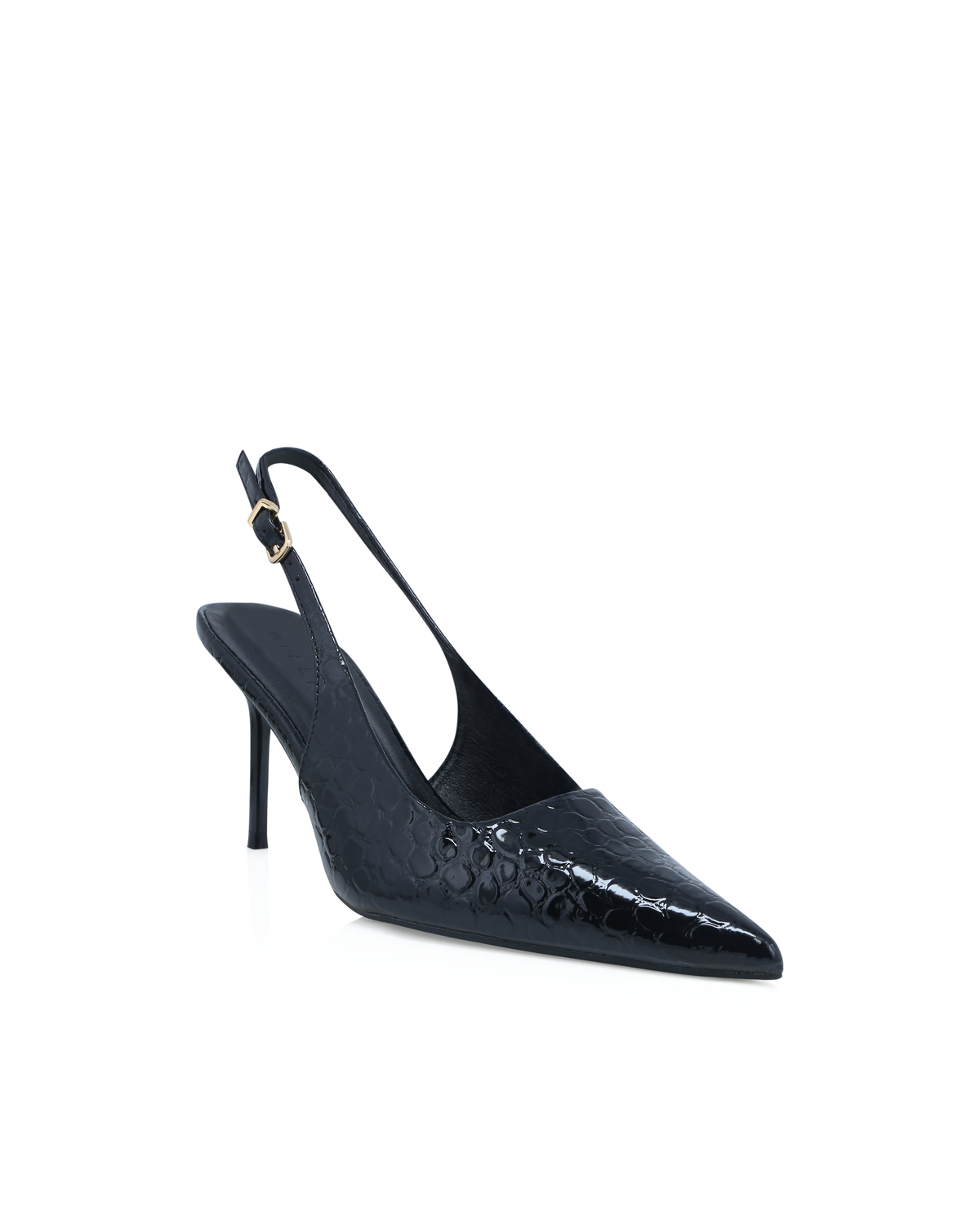 ROONEY - BLACK GLOSS CROC
