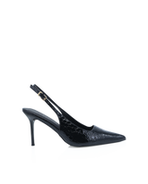 ROONEY - BLACK GLOSS CROC
