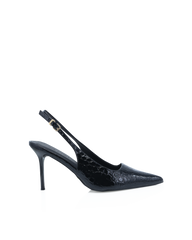 ROONEY - BLACK GLOSS CROC