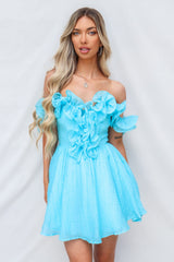 Zuma Mini Dress - Blue