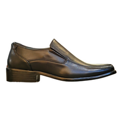 Alberto Fellini Joe Men's Black Square Toe Slip-On Dress Shoes