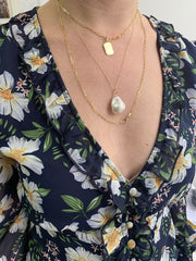 Baroque Pearl Charm