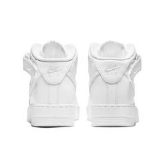 Nike Big Kids' Air Force 1 Mid White Shoes DH2933-111