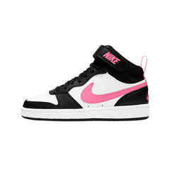 Nike Big Kids' Court Borough Mid 2 Shoes CD7782-005