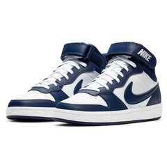 Nike Big Kids' Court Borough Mid 2 Shoes CD7782-107
