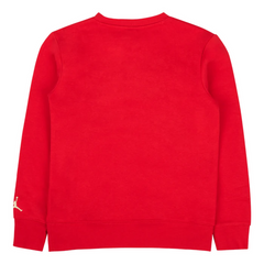 Jordan Brooklyn Fleece Plaid Crew Big Kids' Crewneck 95B980-R69