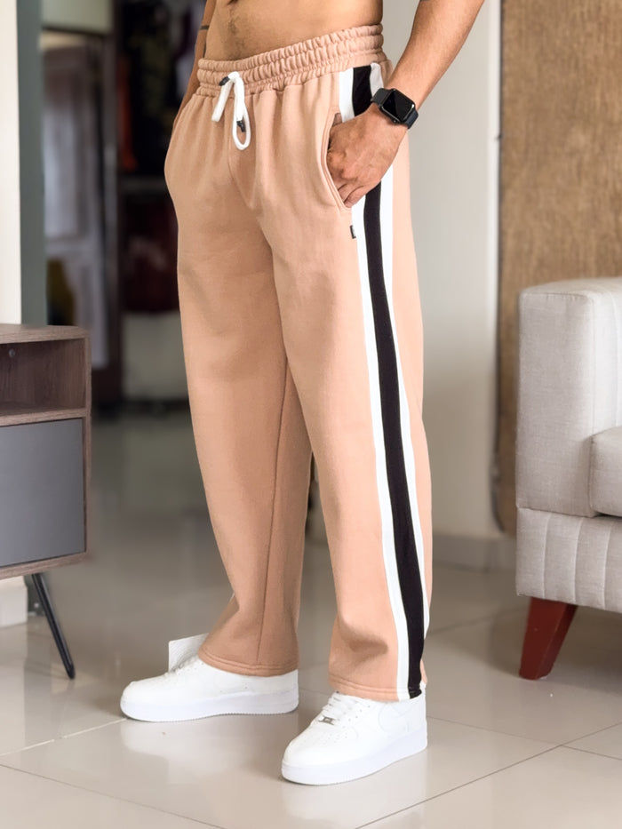 Buso Baggy color Arena con Franjas Negras