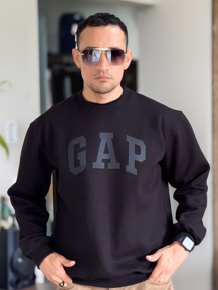 Chompa sudadera GAP Basica color Negro PREMIUM