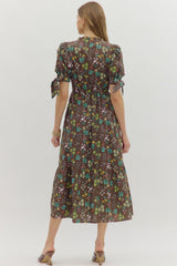 Greer Floral Midi Dress