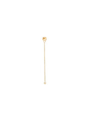 Gold Chain Diamond Earring Back