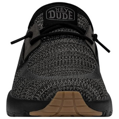 Hey Dude Men's Sirocco Shoes Black Night 40410-0WM