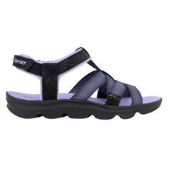 Jsport Women's Adjustable Sandals Black/Purple 1769643