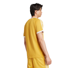 Adidas Men's Adicolor Classics 3-Stripes Tee Shirt – Gold IZ2370