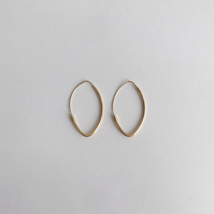 Oval Hoop Earrings