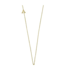 SAMPLE SALE 14K Gold Asymmetrical A necklace