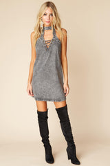Kaden Denim Dress Ash