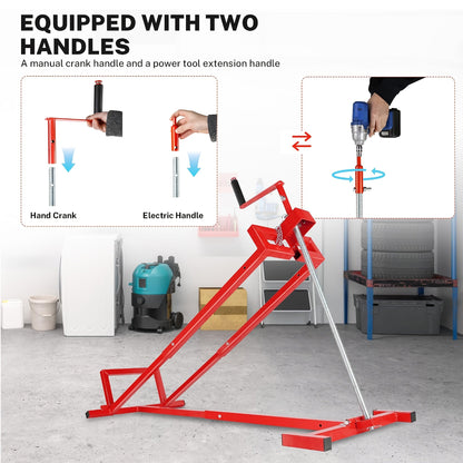 Heavy-Duty Lawn Mower Lift Jack – 880 LBS Adjustable Maintenance Lift