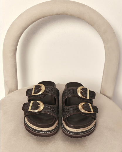 ANORA - CHOCOLATE RAFFIA