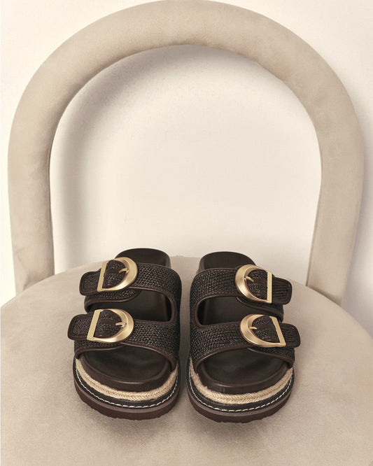 ANORA - CHOCOLATE RAFFIA