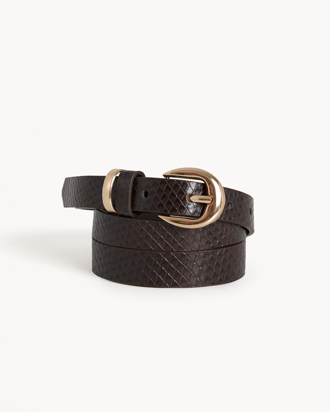 BELLA BELT - CHOCOLATE SCALE-GOLD