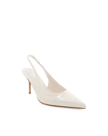 BLONDIE WIDE FIT - BONE PATENT