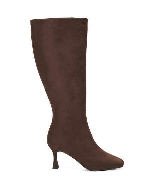 CORBIN CURVE - DARK CACAO SUEDE