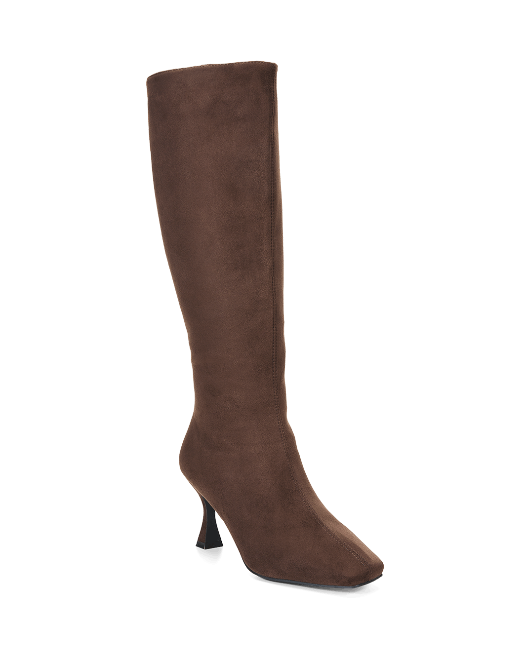 CORBIN EXTENDED CURVE - DARK CACAO SUEDE