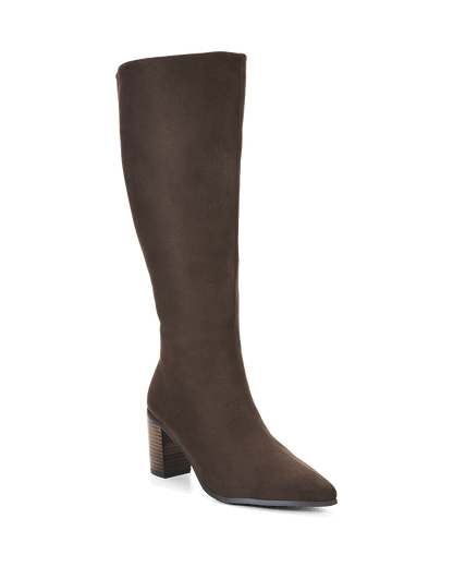 DESTINY EXTENDED CURVE - DARK CACAO SUEDE