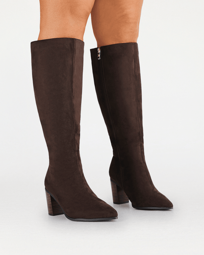 DESTINY EXTENDED CURVE - DARK CACAO SUEDE