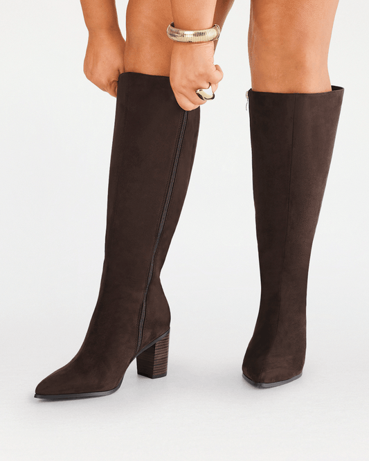 DESTINY EXTENDED CURVE - DARK CACAO SUEDE