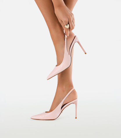 FOTENE - PALE PINK PATENT CROC
