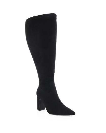 FREDDY EXTENDED CURVE - BLACK SUEDE