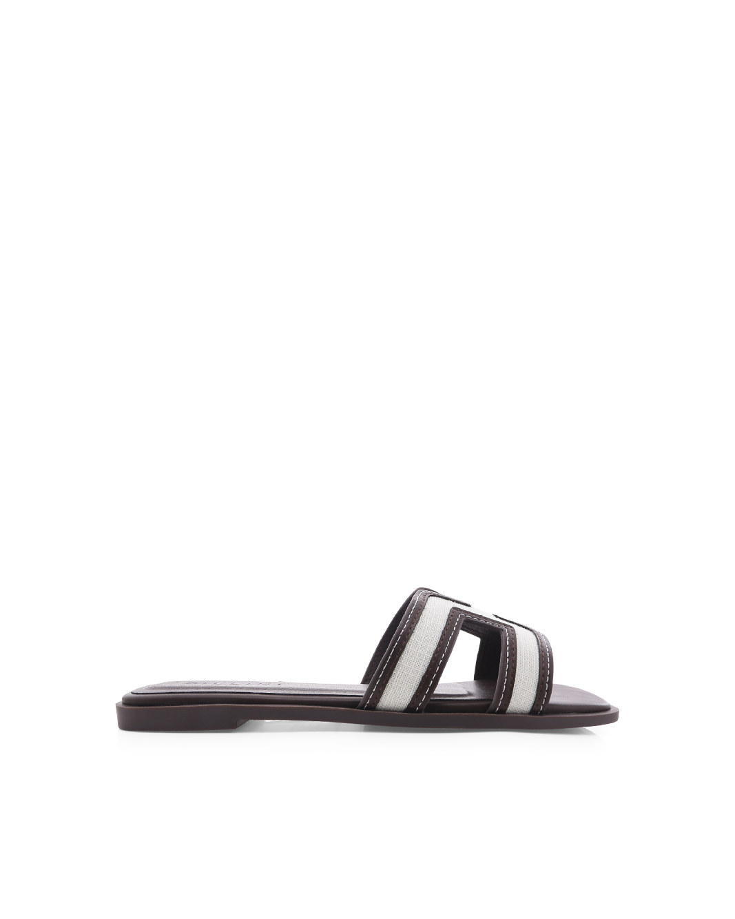 GORDY - NATURAL LINEN-CHOCOLATE