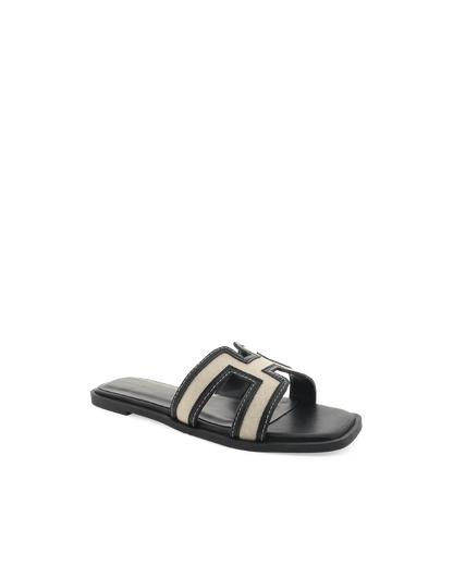 GORDY - WHEAT LINEN-BLACK