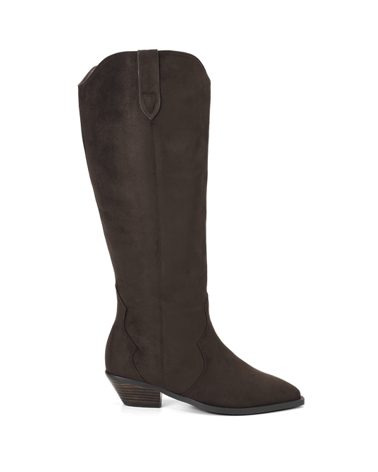 HELIX EXTENDED CURVE - DARK CACAO SUEDE