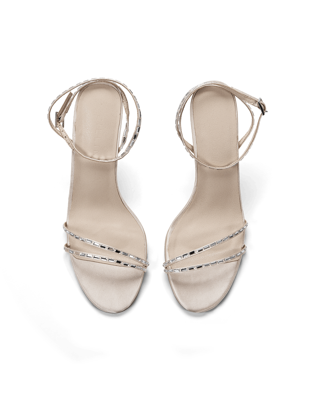HUXLEE - CHAMPAGNE SATIN-DIAMANTE