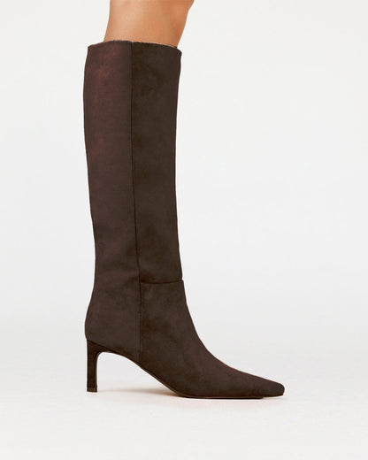 JAELYN - DARK CACAO SUEDE