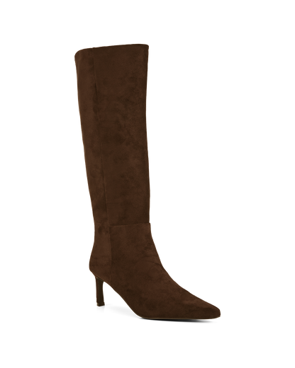 JAELYN - DARK CACAO SUEDE