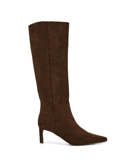 JAELYN - DARK CACAO SUEDE