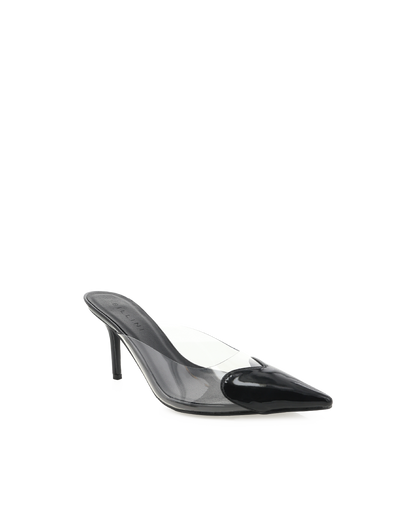KARESS - BLACK PATENT-CLEAR