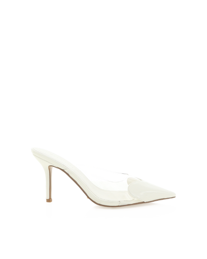 KARESS - WHITE PATENT-CLEAR