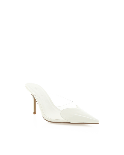 KARESS - WHITE PATENT-CLEAR