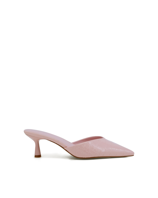KATARINA - PALE PINK PATENT CROC
