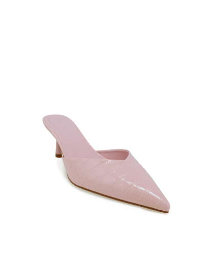 KATARINA - PALE PINK PATENT CROC