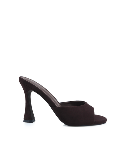 LISETTE - DARK CHOCOLATE SUEDE